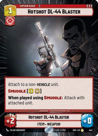 Hotshot DL-44 Blaster (Hyperspace) (SHD_#443) / Foil