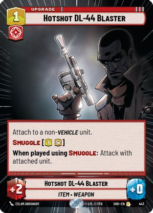 Hotshot DL-44 Blaster (Hyperspace) (SHD_#443) / Foil