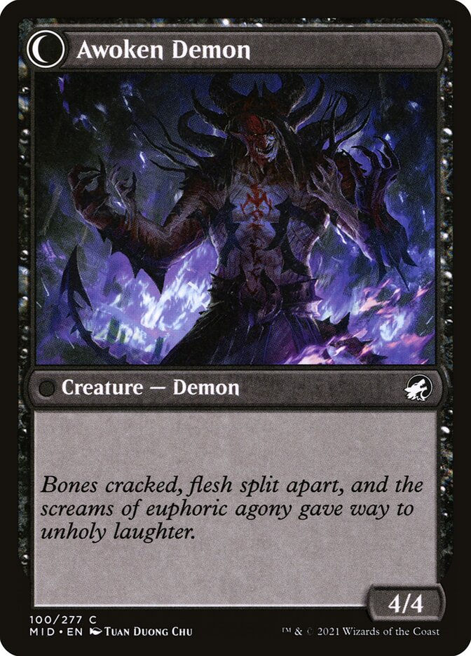 Ecstatic Awakener // Awoken Demon (MID) (100) — cara 2 de 2