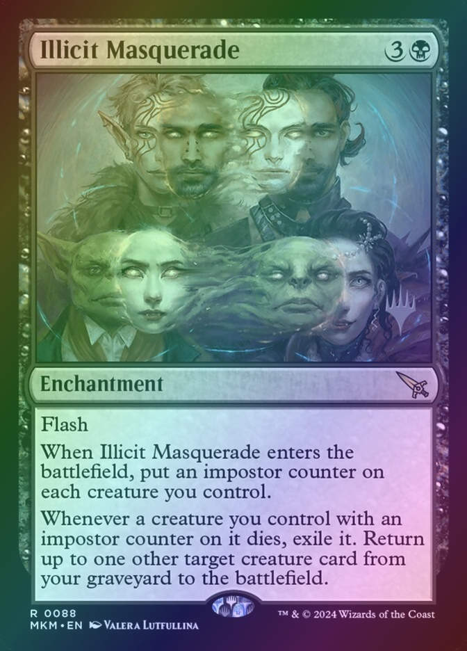 Illicit Masquerade (PMKM) (88p) / Foil
