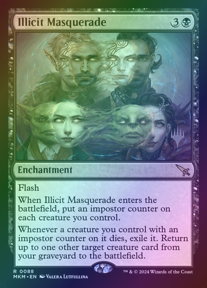 Illicit Masquerade (PMKM) (88p) / Foil