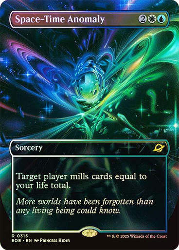 Space-Time Anomaly (EOE) (315) / Borderless / Foil