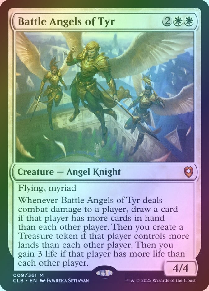 Battle Angels of Tyr (CLB) (9) / Foil