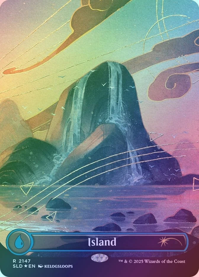 Island (SLD) (2147) / Borderless / Foil
