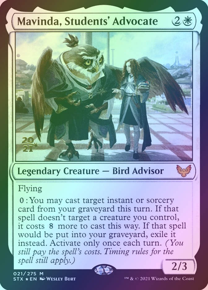 Mavinda, Students' Advocate (PSTX) (21s) / Foil
