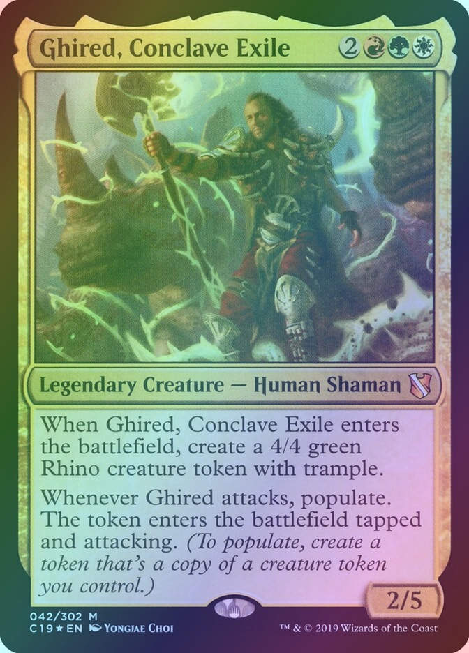 Ghired, Conclave Exile (C19) (42) / Foil