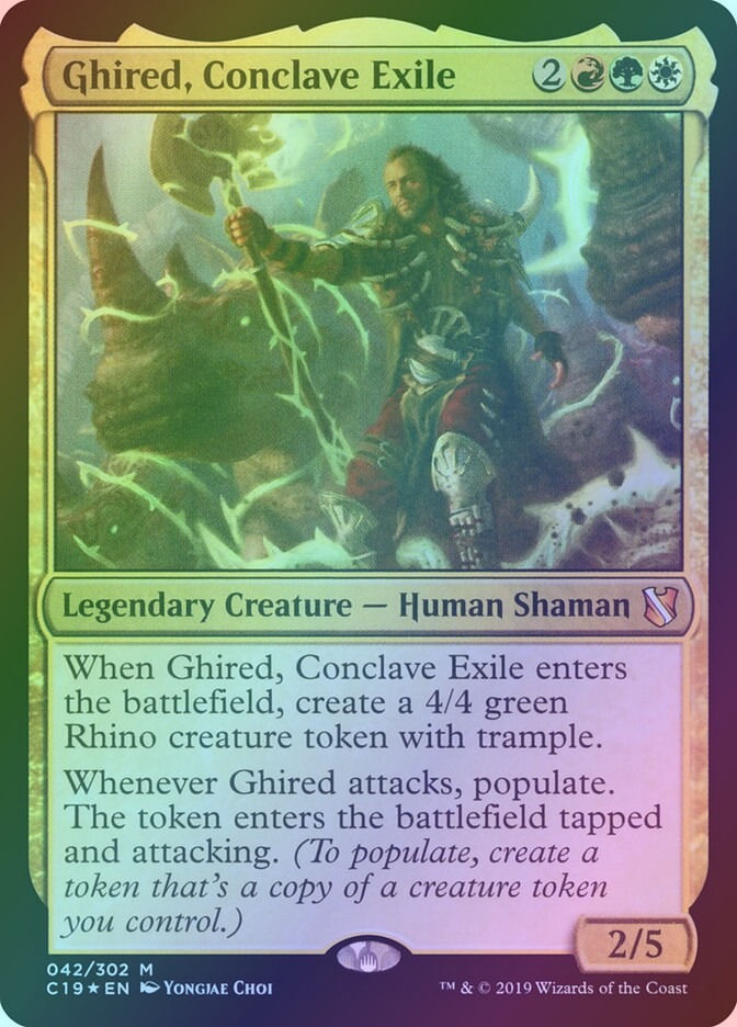 Ghired, Conclave Exile (C19) (42) / Foil