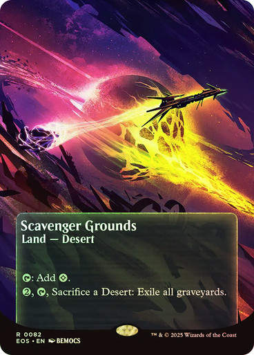 Scavenger Grounds (EOS) (82) / Borderless / Foil