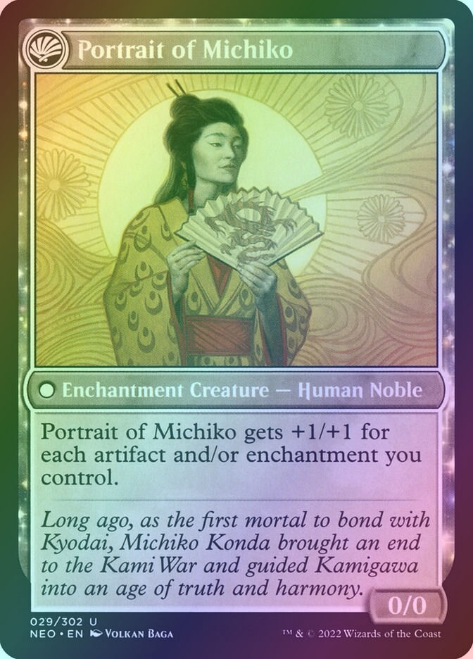 Michiko's Reign of Truth // Portrait of Michiko (NEO) (29) / Foil — cara 2 de 2