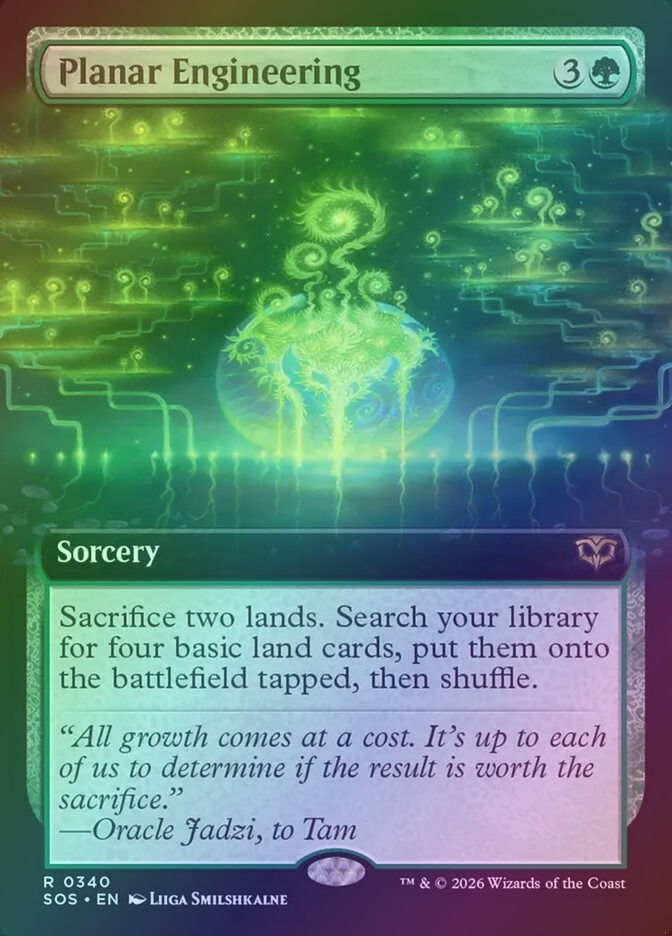 Planar Engineering (SOS) (340) / Extended Art / Foil