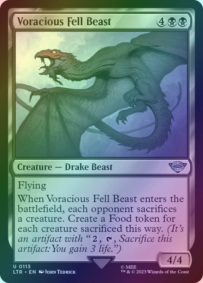 Voracious Fell Beast (LTR) (113) / Foil