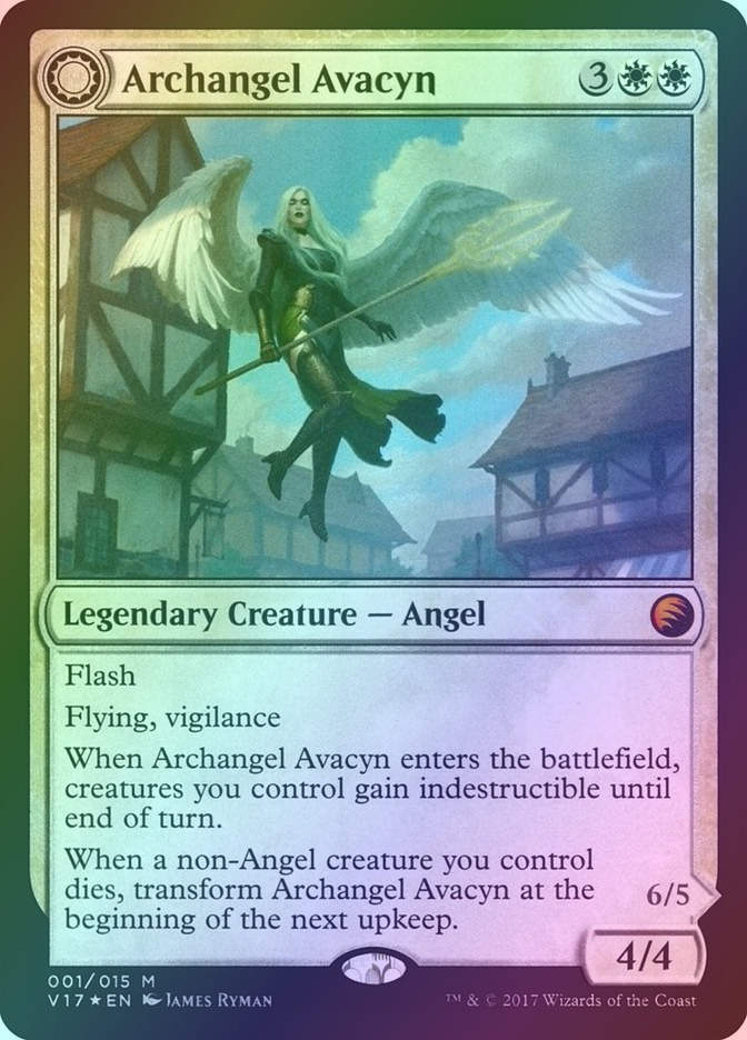 Archangel Avacyn // Avacyn, the Purifier (V17) (1) / Foil