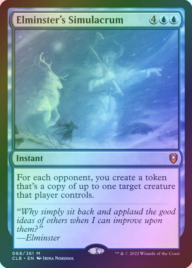 Elminster's Simulacrum (CLB) (68) / Foil