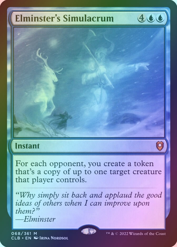 Elminster's Simulacrum (CLB) (68) / Foil