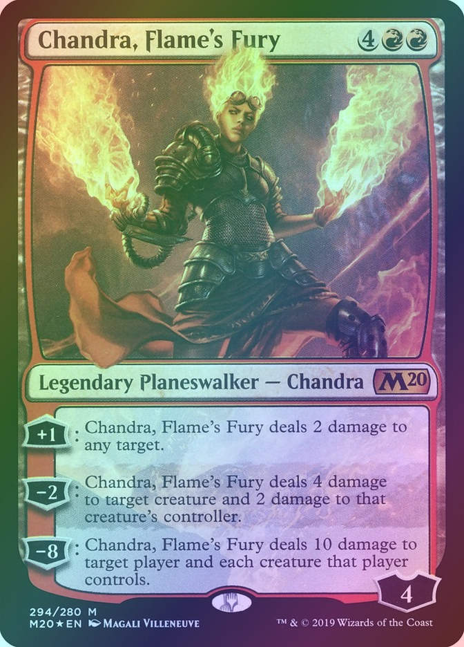 Chandra, Flame's Fury (M20) (294) / Foil