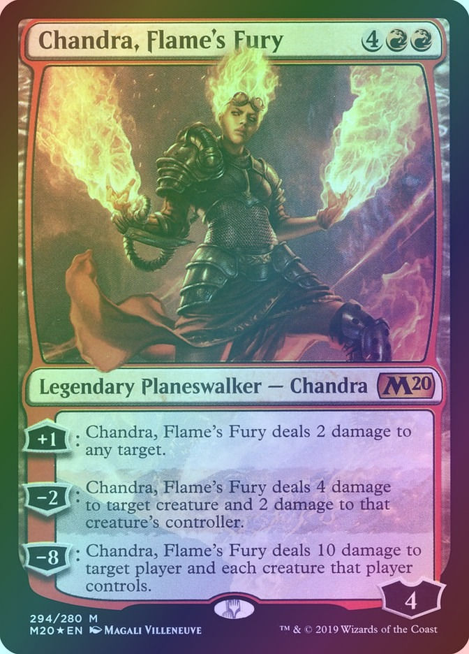 Chandra, Flame's Fury (M20) (294) / Foil