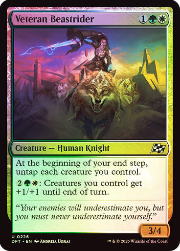 Veteran Beastrider (DFT) (226) / Foil