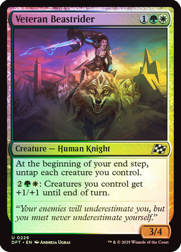 Veteran Beastrider (DFT) (226) / Foil