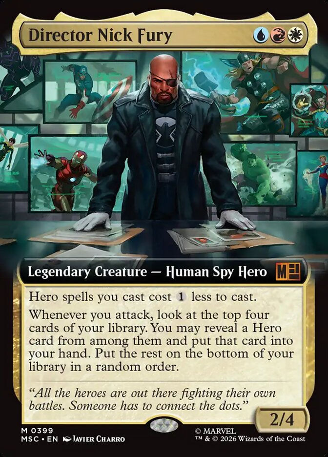 Director Nick Fury (MSC) (399) / Extended Art