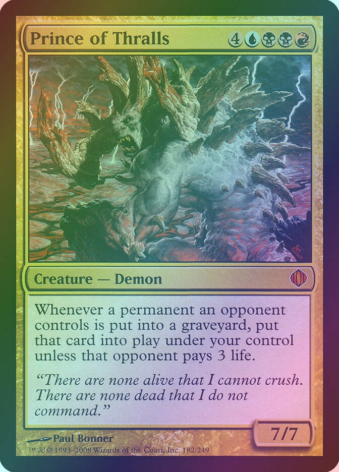 Prince of Thralls (ALA) (182) / Foil