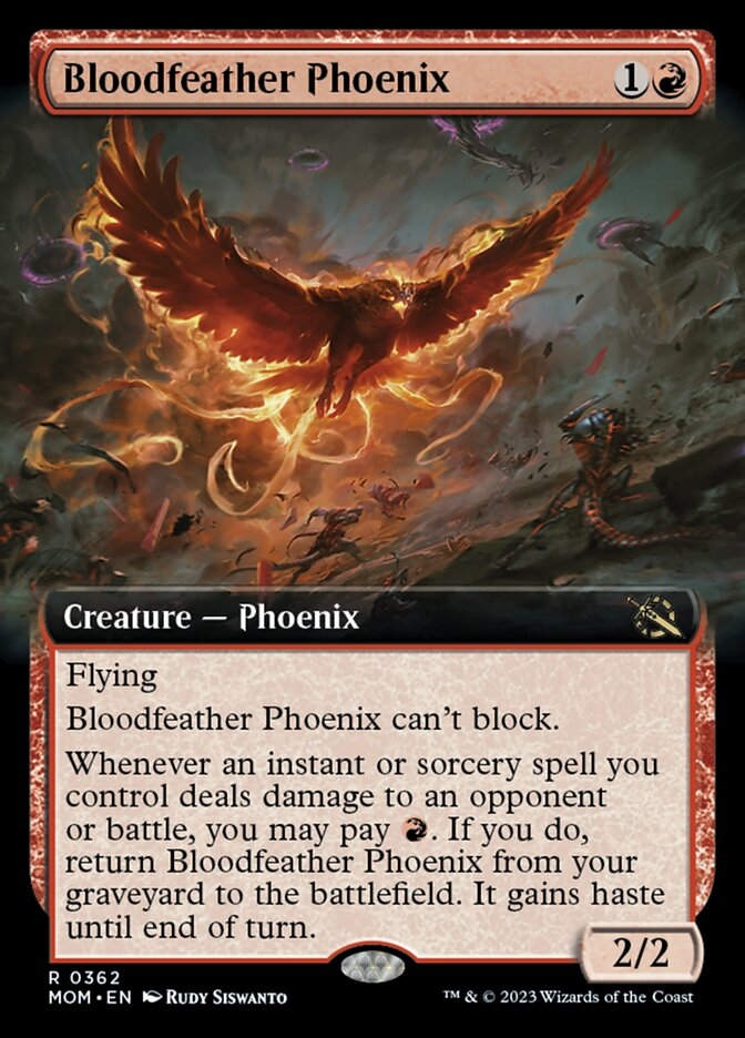Bloodfeather Phoenix (mom_362) / Extended Art