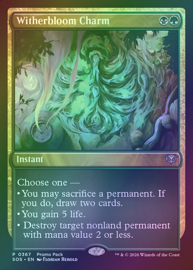 Witherbloom Charm (SOS) (367) / Foil