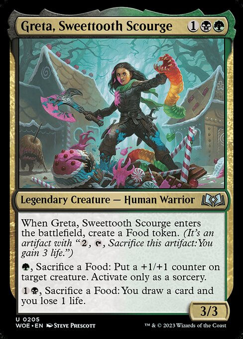 Greta, Sweettooth Scourge (woe)