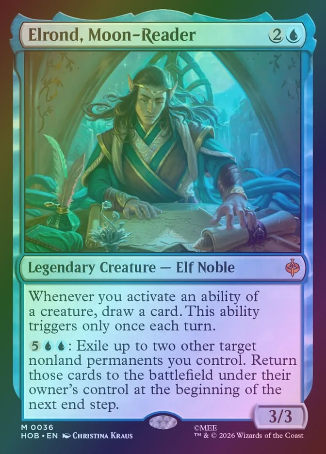 Elrond, Moon-Reader (HOB) (36) / Foil