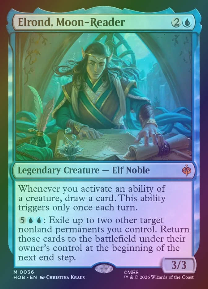 Elrond, Moon-Reader (HOB) (36) / Foil