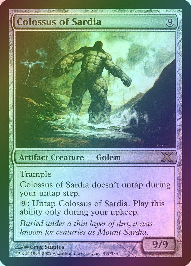 Colossus of Sardia (10E) (317★) / Foil