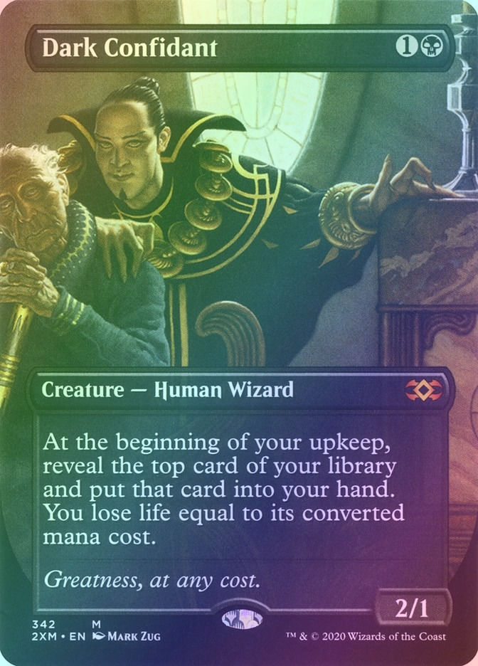 Dark Confidant (2XM) (342) / Borderless / Foil