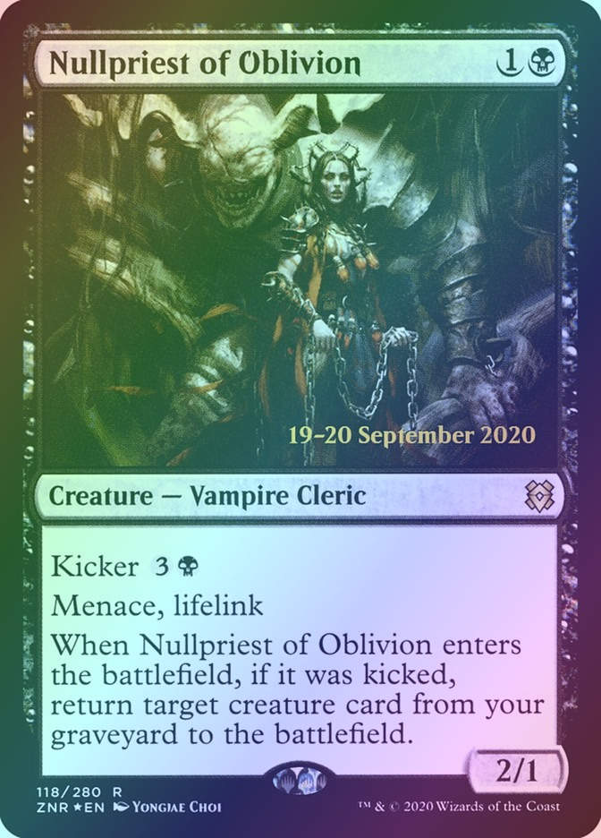 Nullpriest of Oblivion (PZNR) (118s) / Foil
