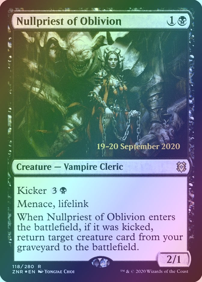 Nullpriest of Oblivion (PZNR) (118s) / Foil