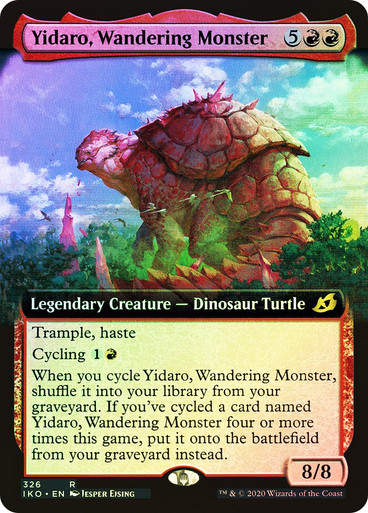 Yidaro, Wandering Monster (IKO) (326) / Extended Art / Foil