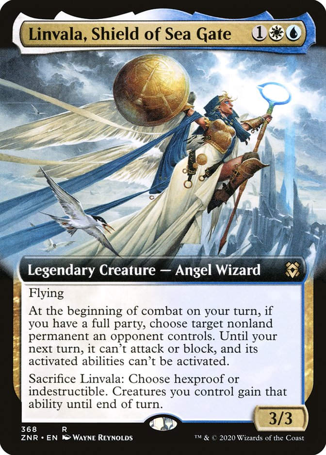 Linvala, Shield of Sea Gate (ZNR) (368) / Extended Art