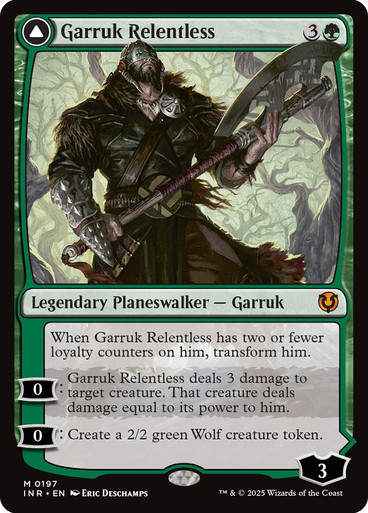 Garruk Relentless // Garruk, the Veil-Cursed (INR) (197)
