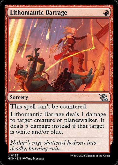 Lithomantic Barrage (mom)