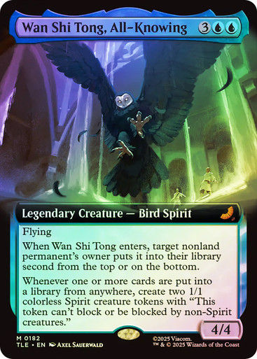 Wan Shi Tong, All-Knowing (TLE) (182) / Extended Art / Foil