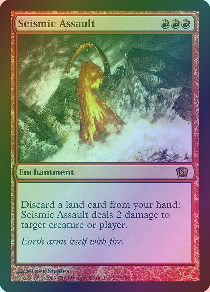 Seismic Assault (8ED) (219★) / Foil