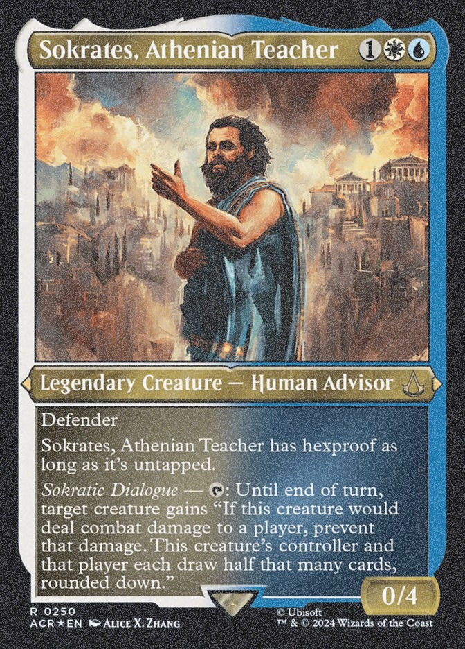 Sokrates, Athenian Teacher (ACR) (250) / Foil Etched