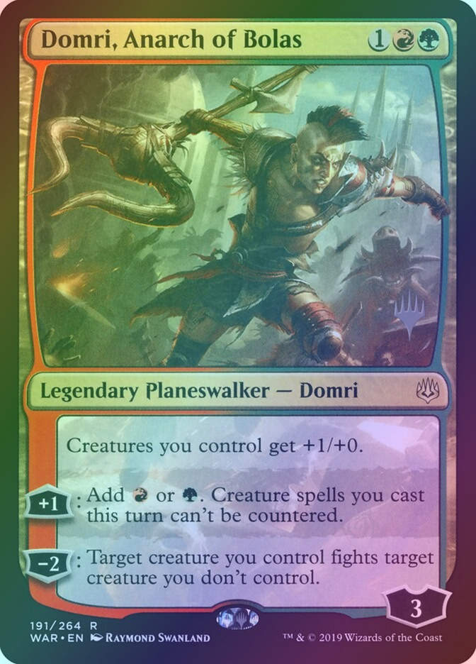 Domri, Anarch of Bolas (PWAR) (191p) / Foil