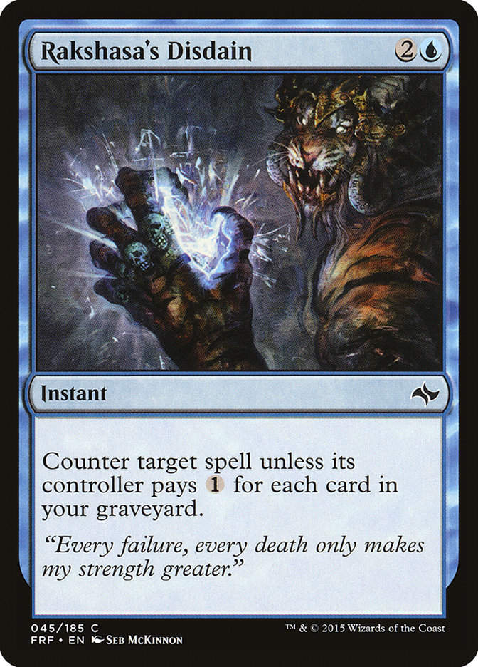 Rakshasa's Disdain (FRF) (45)