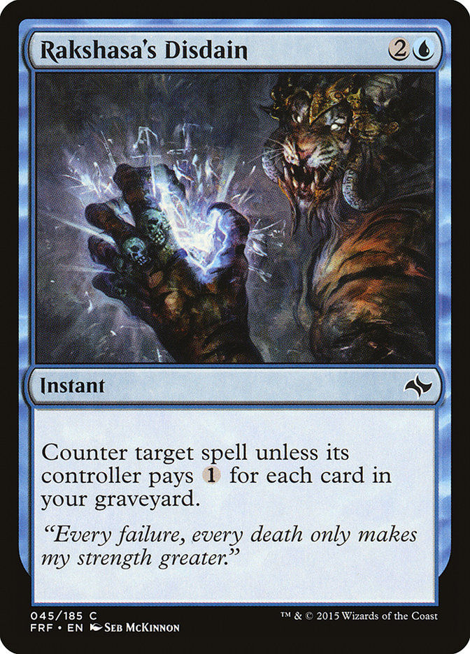 Rakshasa's Disdain (FRF) (45)