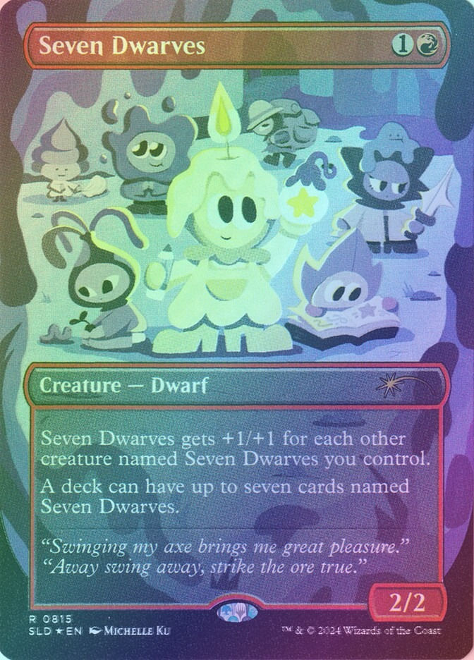Seven Dwarves (SLD) (815) / Borderless / Foil