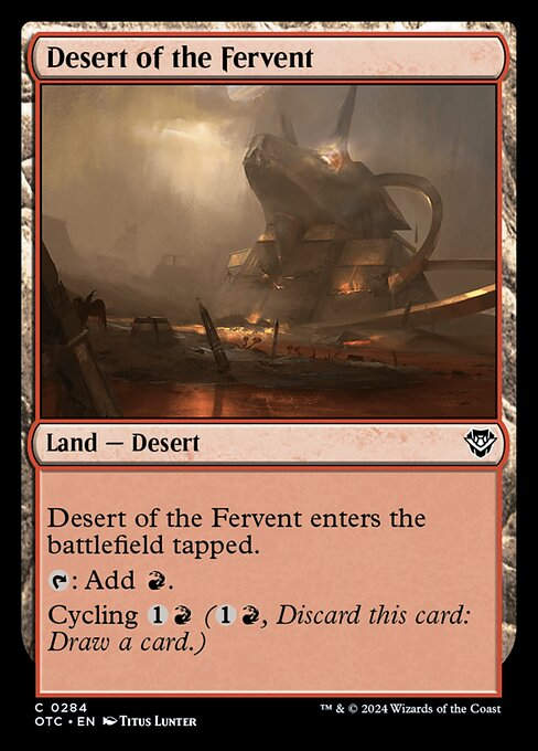 Desert of the Fervent (otc) (284)