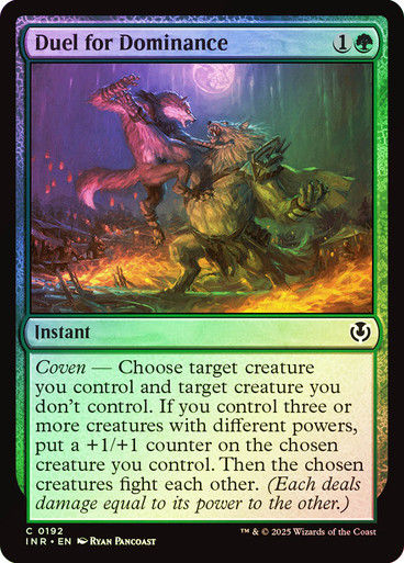 Duel for Dominance (INR) (192) / Foil