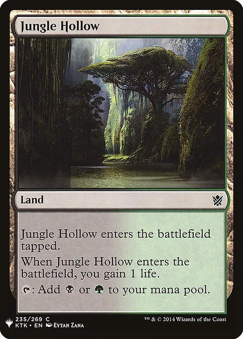 Jungle Hollow (PLST) (KTK-235)