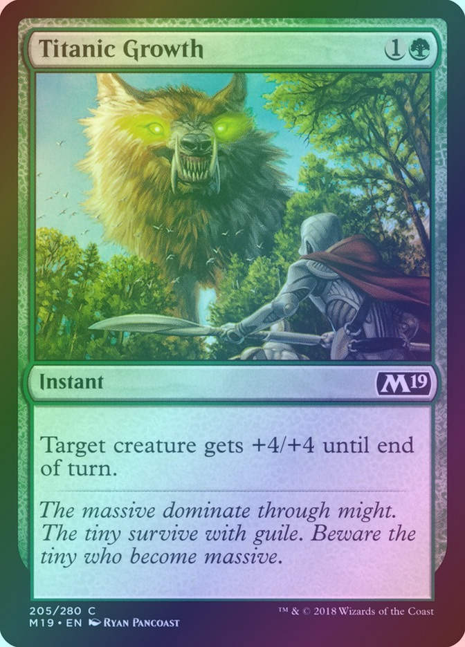 Titanic Growth (M19) (205) / Foil