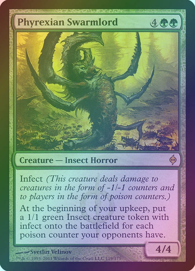 Phyrexian Swarmlord (NPH) (119) / Foil