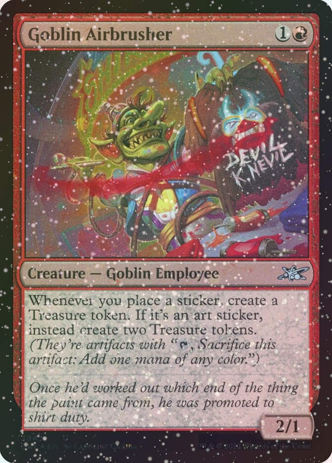 Goblin Airbrusher (UNF) (394) / Galaxy Foil